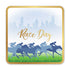 Race Day Hot Stamped Drink Coasters 6pk