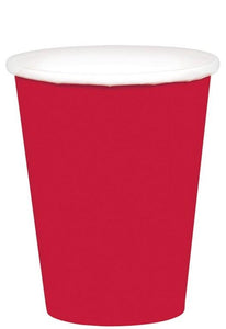 Amscan_OO Tableware - Cups Apple Red Orange Paper Cups 266ml 20pk