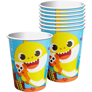 Amscan_OO Tableware - Cups Baby Shark Paper Cups 266ml 8pk