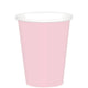 Amscan_OO Tableware - Cups Blush Pink Festive Green Paper Cups 266ml 20pk