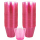 Amscan_OO Tableware - Cups Bright Pink Jet Black Plastic Tumbler 266ml 72pk