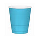 Amscan_OO Tableware - Cups Caribbean Blue Festive Green Premium Plastic Cups 355ml 20pk