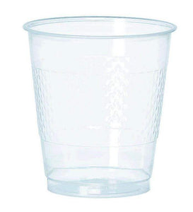 Amscan_OO Tableware - Cups Clear Festive Green Premium Plastic Cups 355ml 20pk