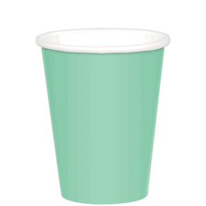 Amscan_OO Tableware - Cups Cool Mint Pastel Blue Paper Cups 266ml 20pk