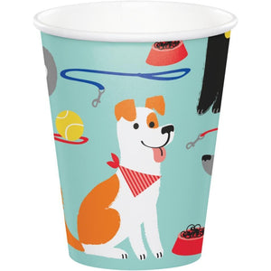 Amscan_OO Tableware - Cups Dog Party Cups Paper 266ml 8pk