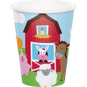 Amscan_OO Tableware - Cups Farmhouse Fun Cups 266ml 8pk