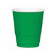 Amscan_OO Tableware - Cups Festive Green Bright Royal Blue Premium Plastic Cups 355ml 20pk