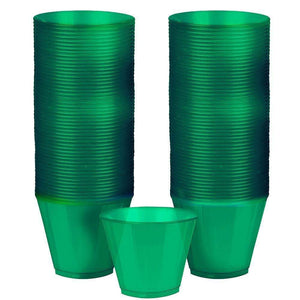 Amscan_OO Tableware - Cups Festive Green Festive Green Plastic Tumbler 266ml 72pk