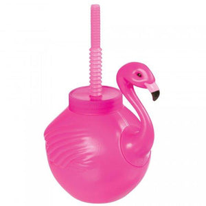 Amscan_OO Tableware - Cups Flamingo Plastic Sippy Cup Each