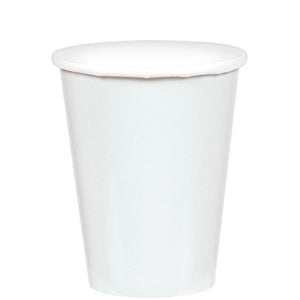 Amscan_OO Tableware - Cups Frosty White Festive Green Paper Cups 266ml 20pk