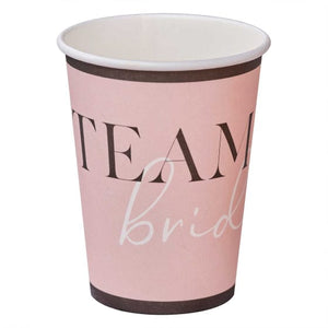 Tableware - Cups Future Mrs Team Bride Hen Party Paper Cups 9oz 8pk