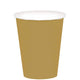 Amscan_OO Tableware - Cups Gold Orange Paper Cups 266ml 20pk