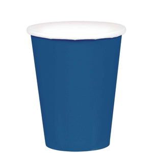 Amscan_OO Tableware - Cups Navy Flag Blue Robin's Egg Blue Paper Cups 266ml 20pk