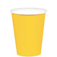 Amscan_OO Tableware - Cups Yellow Sunshine Blush Pink Paper Cups 266ml 20pk