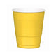 Amscan_OO Tableware - Cups Yellow Sunshine Yellow Sunshine Premium Plastic Cups 355ml 20pk