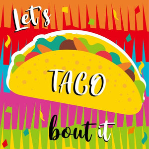 Tableware - Napkins Fiesta Taco bout a Party Lunch Napkins 16pk