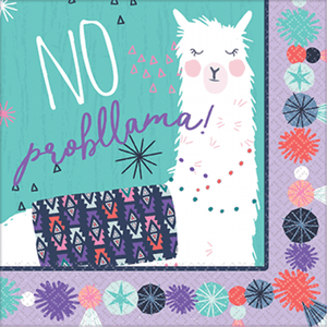 Amscan_OO Tableware - Napkins Llama Fun Lunch Napkins33cm  16pk