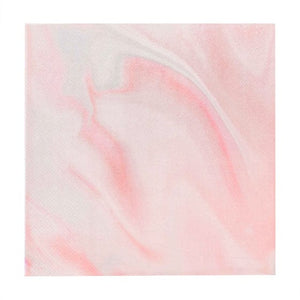 Tableware - Napkins Mix It Up Pink Marble Napkins 16.5cm x 16.5cm 16pk