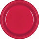 Amscan_OO Tableware - Plates Apple Red Bright Pink Dessert Plastic Plates 17cm 20pk