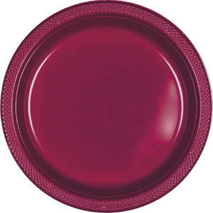 Amscan_OO Tableware - Plates Berry Bright Pink Dessert Plastic Plates 17cm 20pk