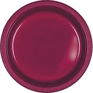 Amscan_OO Tableware - Plates Berry Clear Lunch Plastic Plates 23cm 20pk