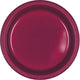 Amscan_OO Tableware - Plates Berry Jet Black Lunch Plastic Plates 23cm 20pk