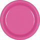 Amscan_OO Tableware - Plates Bright Pink Bright Pink Dessert Plastic Plates 17cm 20pk