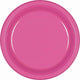 Amscan_OO Tableware - Plates Bright Pink Jet Black Lunch Plastic Plates 23cm 20pk