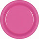 Amscan_OO Tableware - Plates Bright Pink New Pink Dessert Plastic Plates 17cm 20pk
