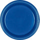 Amscan_OO Tableware - Plates Bright Royal Blue Bright Pink Dessert Plastic Plates 17cm 20pk