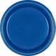 Amscan_OO Tableware - Plates Bright Royal Blue New Purple Dessert Plastic Plates 17cm 20pk