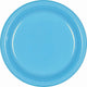 Amscan_OO Tableware - Plates Caribbean Blue Bright Pink Dessert Plastic Plates 17cm 20pk