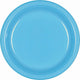 Amscan_OO Tableware - Plates Caribbean Blue Bright Pink Lunch Plastic Plates 23cm 20pk