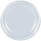 Amscan_OO Tableware - Plates Clear Robin's Egg Blue Dessert Plastic Plates 17cm 20pk