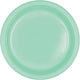 Amscan_OO Tableware - Plates Cool Mint Bright Pink Dessert Plastic Plates 17cm 20pk