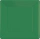 Amscan_OO Tableware - Plates Festive Green Apple Red Square Dinner Paper Plates 26cm 20pk