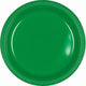 Amscan_OO Tableware - Plates Festive Green New Pink Lunch Plastic Plates 23cm 20pk