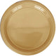 Amscan_OO Tableware - Plates Gold Bright Pink Lunch Plastic Plates 23cm 20pk