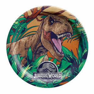 Tableware - Plates Jurassic Into The Wild Paper Plates 23cm 8pk