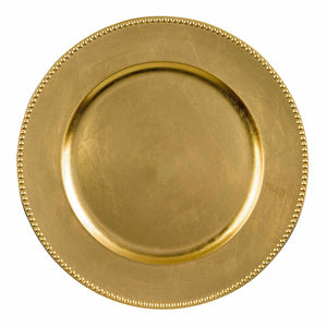 Amscan_OO Tableware - Plates Metallic Gold Premium Charger Plate 35cm Each