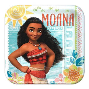 Amscan_OO Tableware - Plates Moana Square Plates 23cm 8pk