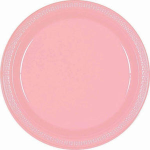 Amscan_OO Tableware - Plates New Pink New Pink Dessert Plastic Plates 17cm 20pk