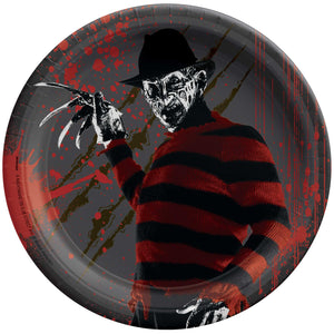 Amscan_OO Tableware - Plates Nightmare on Elm Street Round Plates 17cm 8pk