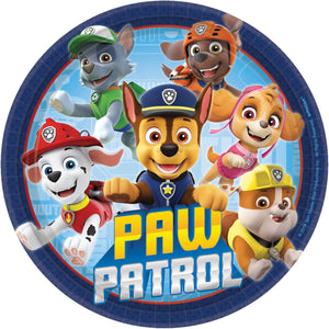 Amscan_OO Tableware - Plates Paw Patrol Adventures Round Plates 17cm 8pk