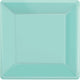 Amscan_OO Tableware - Plates Robin's Egg Blue Robin's Egg Blue Square Dessert Paper Plates 17cm 20pk