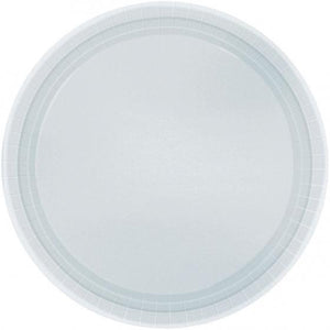 Amscan_OO Tableware - Plates Silver Round Paper Plates 23cm 8pk