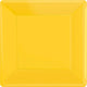 Amscan_OO Tableware - Plates Yellow Sunshine Yellow Sunshine Square Dinner Paper Plates 26cm 20pk