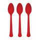 Amscan_OO Tableware - Spoons, Forks, Knives & Tongs Apple Red Bright Royal Blue Premium Plastic Spoons 20pk