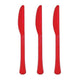 Amscan_OO Tableware - Spoons, Forks, Knives & Tongs Apple Red Robin's Egg Blue Premium Plastic Knives 20pk