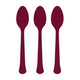 Amscan_OO Tableware - Spoons, Forks, Knives & Tongs Berry Jet Black Premium Plastic Spoons 20pk